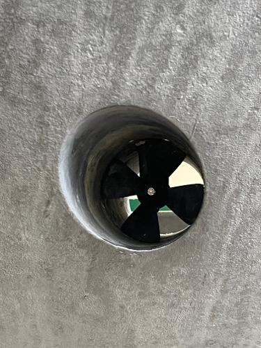 Slide: The Image of Close-up of a 2006 Carver 36 Mariner boat thruster. - 30
