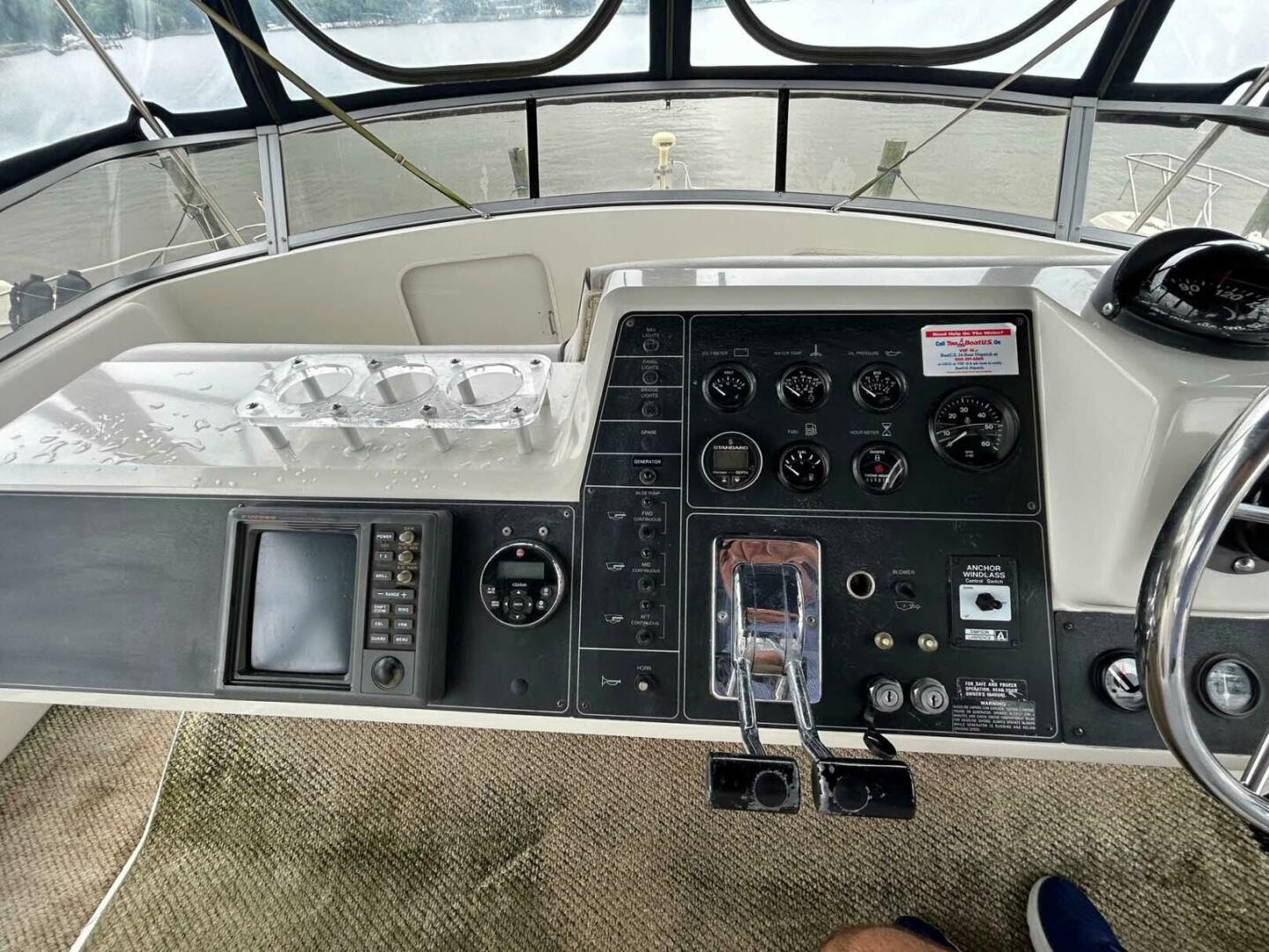 Slide: The Image of Carver 370 Aft Cabin 1995 - 4543544