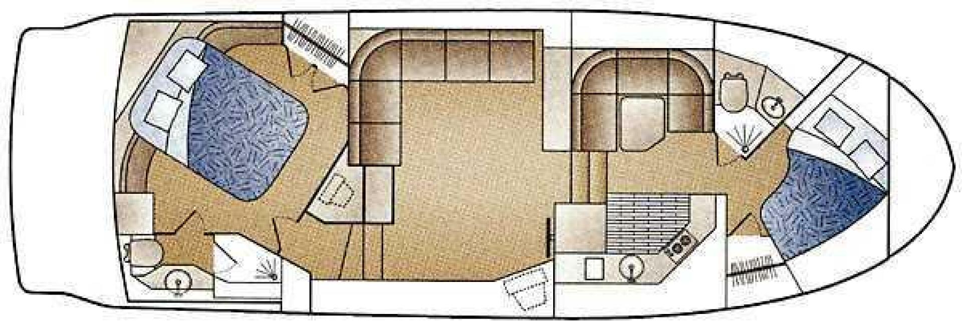 Slide: The Image of Carver 406 Aft Cabin Motor Yacht 2000 - 5022918