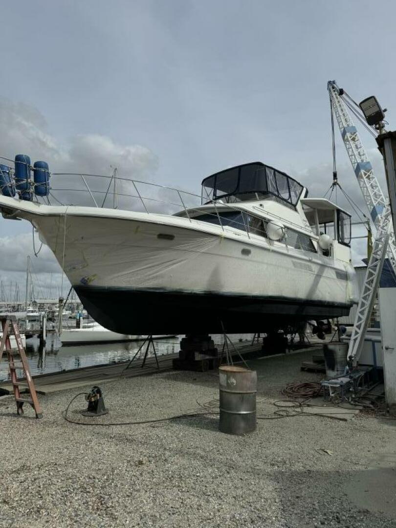 Slide: The Image of Carver 440 Aft cabin Motor yacht 1995 - 4966611