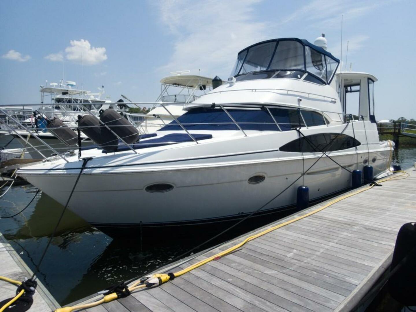 Slide: The Image of Carver 444 Cockpit Motor Yacht 2001 - 4460109