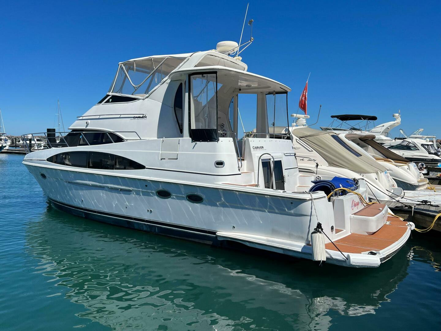 Slide: The Image of Carver 444 Cockpit Motor Yacht 2002 - 5228191