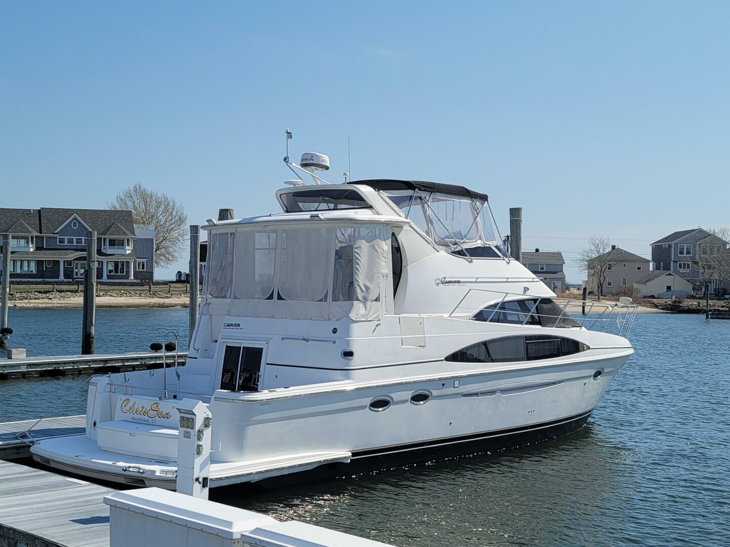 Slide: The Image of Carver 444 Cockpit Motor Yacht 2002 - 5262119