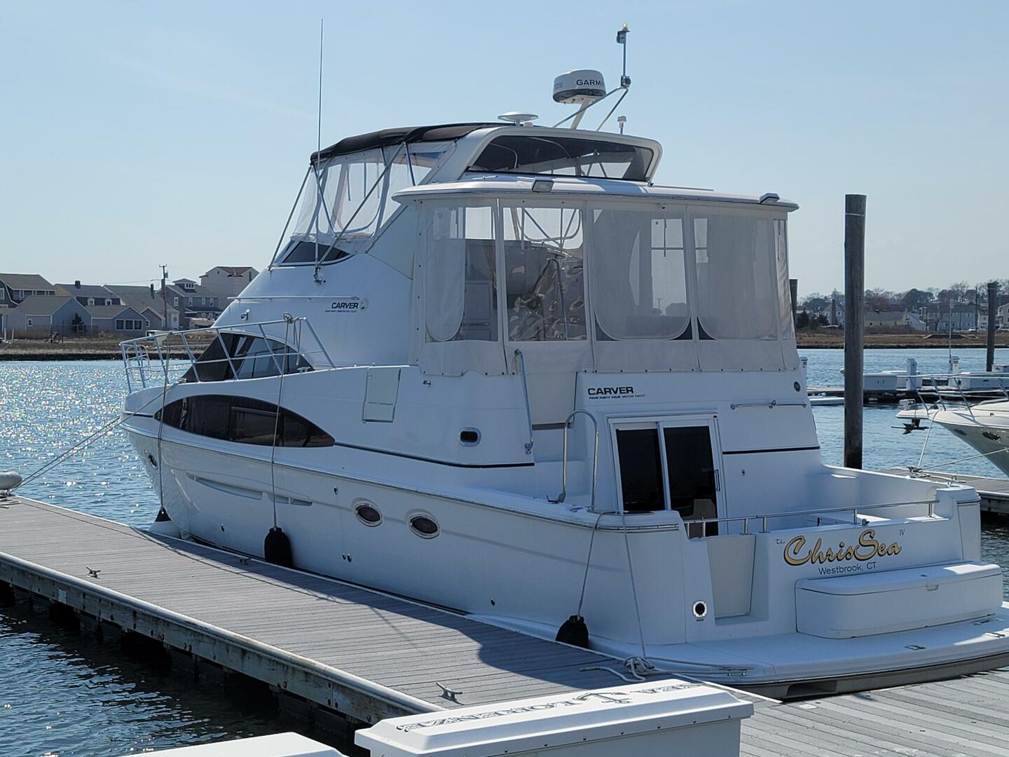 Slide: The Image of Carver 444 Cockpit Motor Yacht 2002 - 5262120