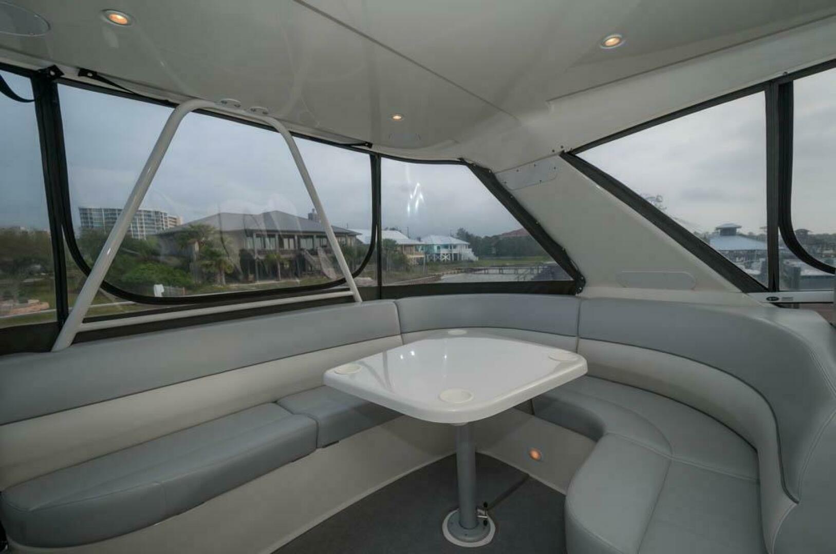 Slide: The Image of 2008 52 Carver Voyager - Chips Ahoy - Flybridge Dinette - 19