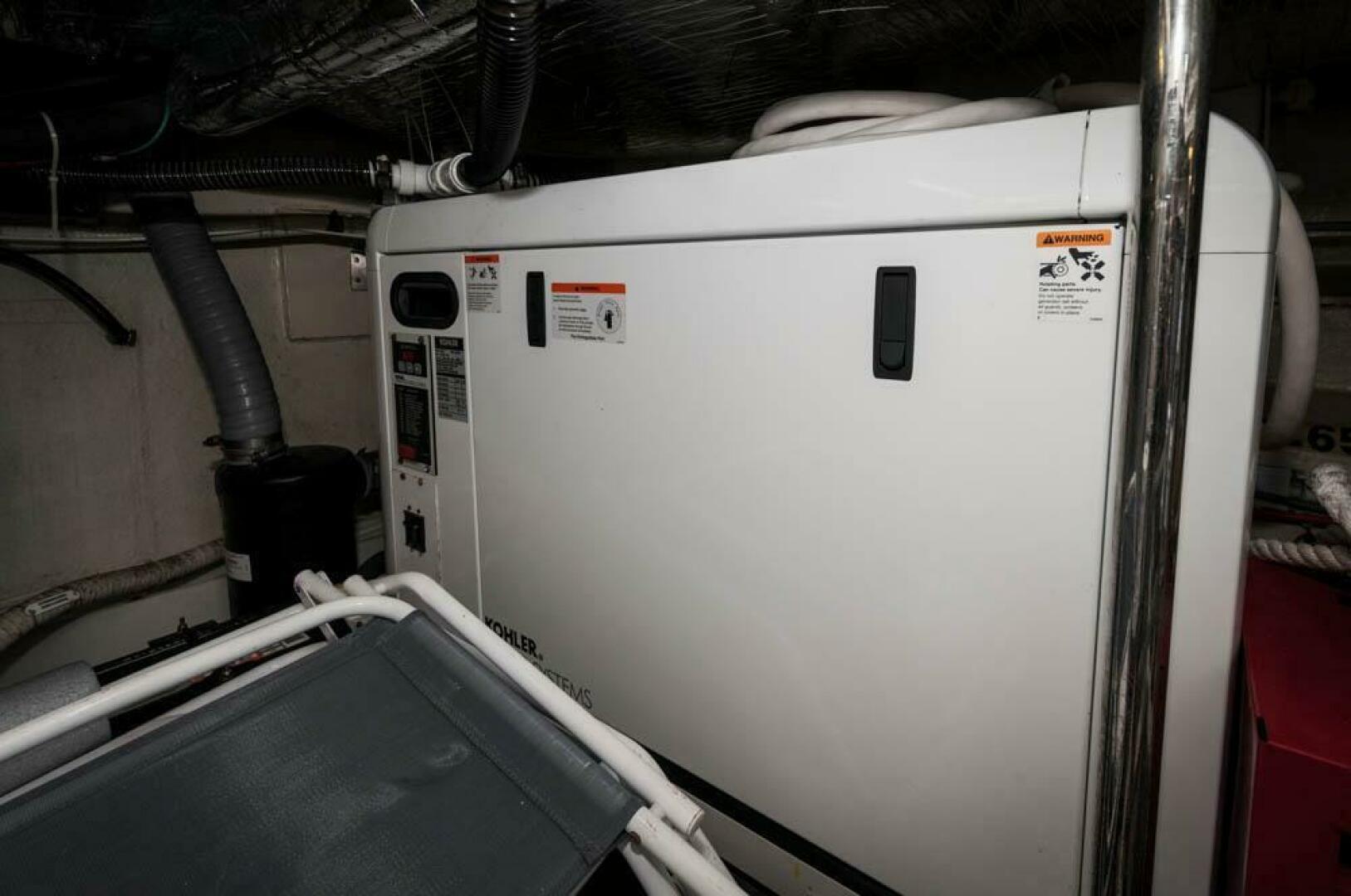 Slide: The Image of 2008 52 Carver Voyager - Chips Ahoy - Engine Room - Generator - 22