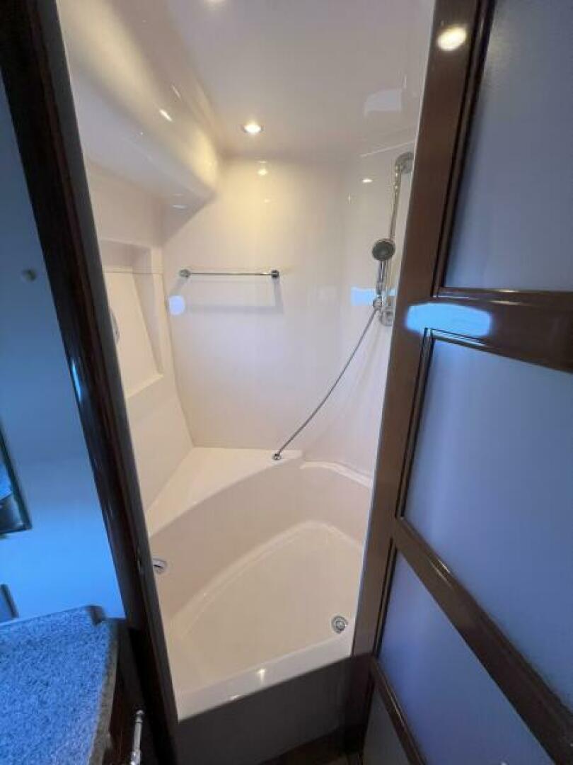 Slide: The Image of 2008 52 Carver Voyager - Chips Ahoy - Master Stateroom Head - 5180500