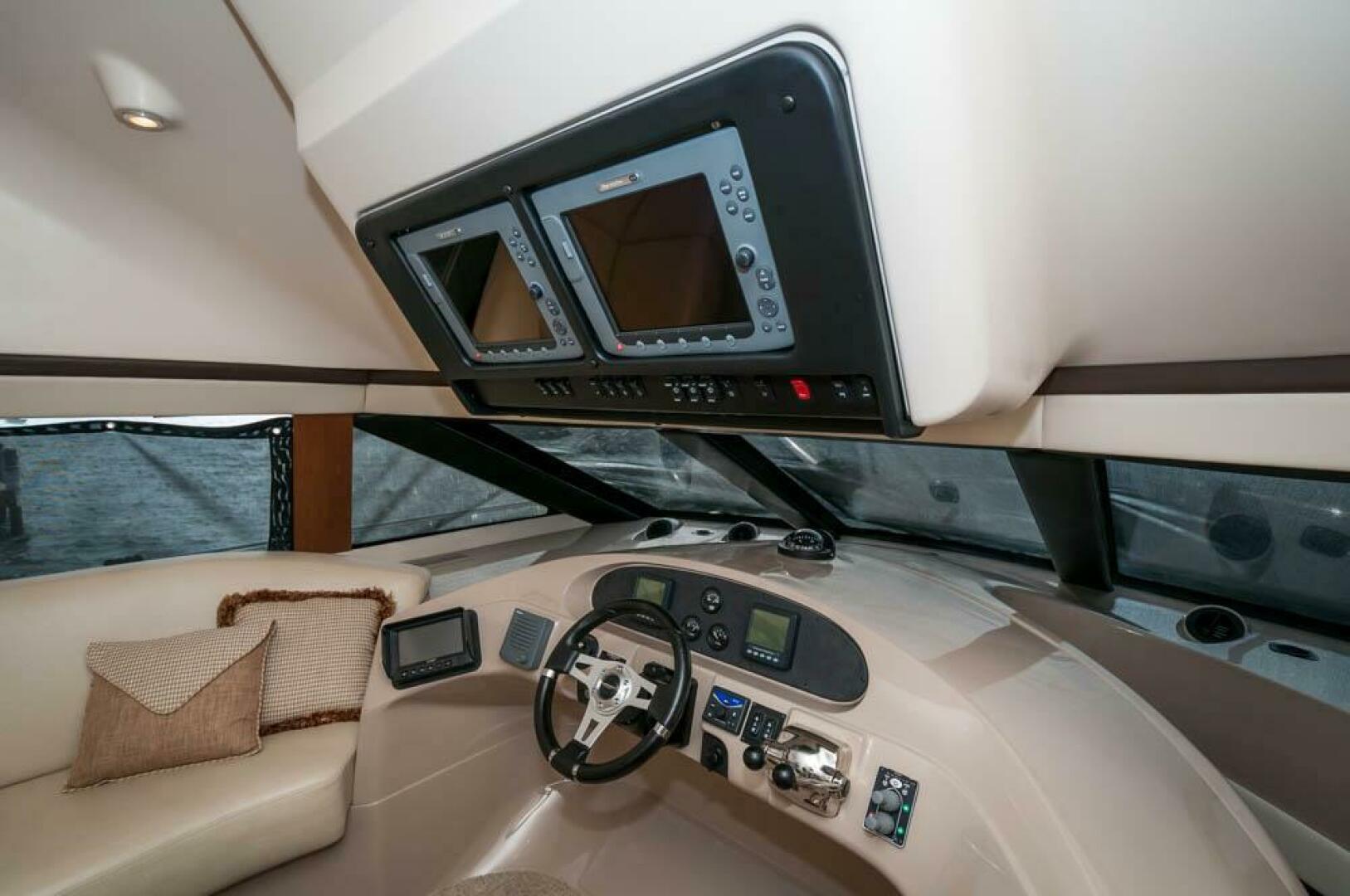 Slide: The Image of 2008 52 Carver Voyager - Chips Ahoy - Lower Helm - 7