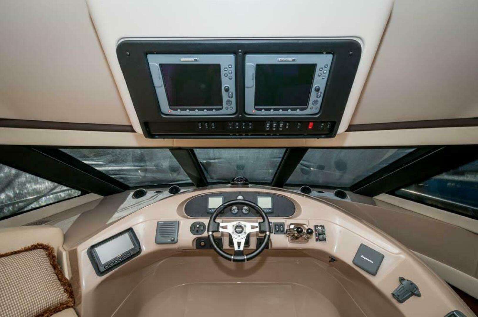 Slide: The Image of 2008 52 Carver Voyager - Chips Ahoy - Lower Helm - 8