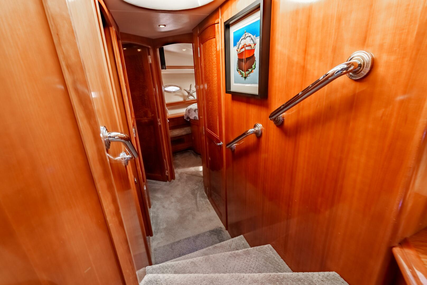 Slide: The Image of Carver 56 Staircase to staterooms - 5065027