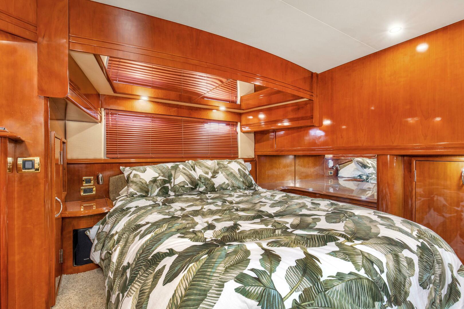 Slide: The Image of 2003 57' Carver 570 Voyager Beautiful Master Stateroom - 4317396
