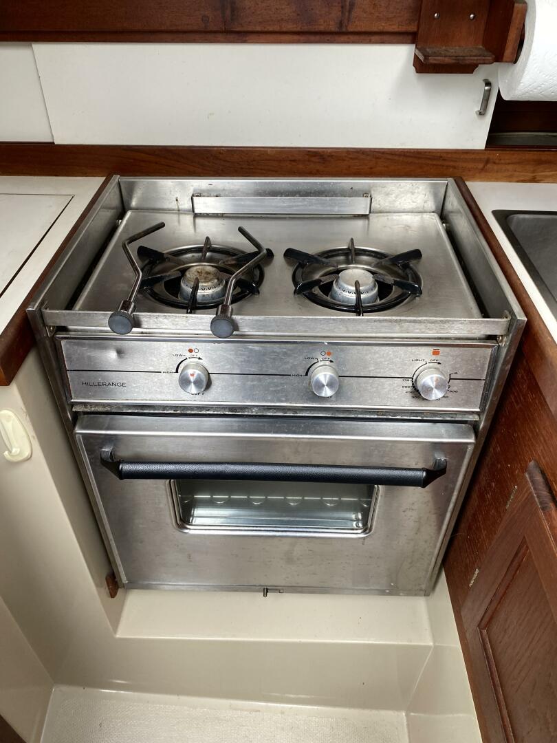 Slide: The Image of Galley Hillrange Gimble Double Burner - 3910675