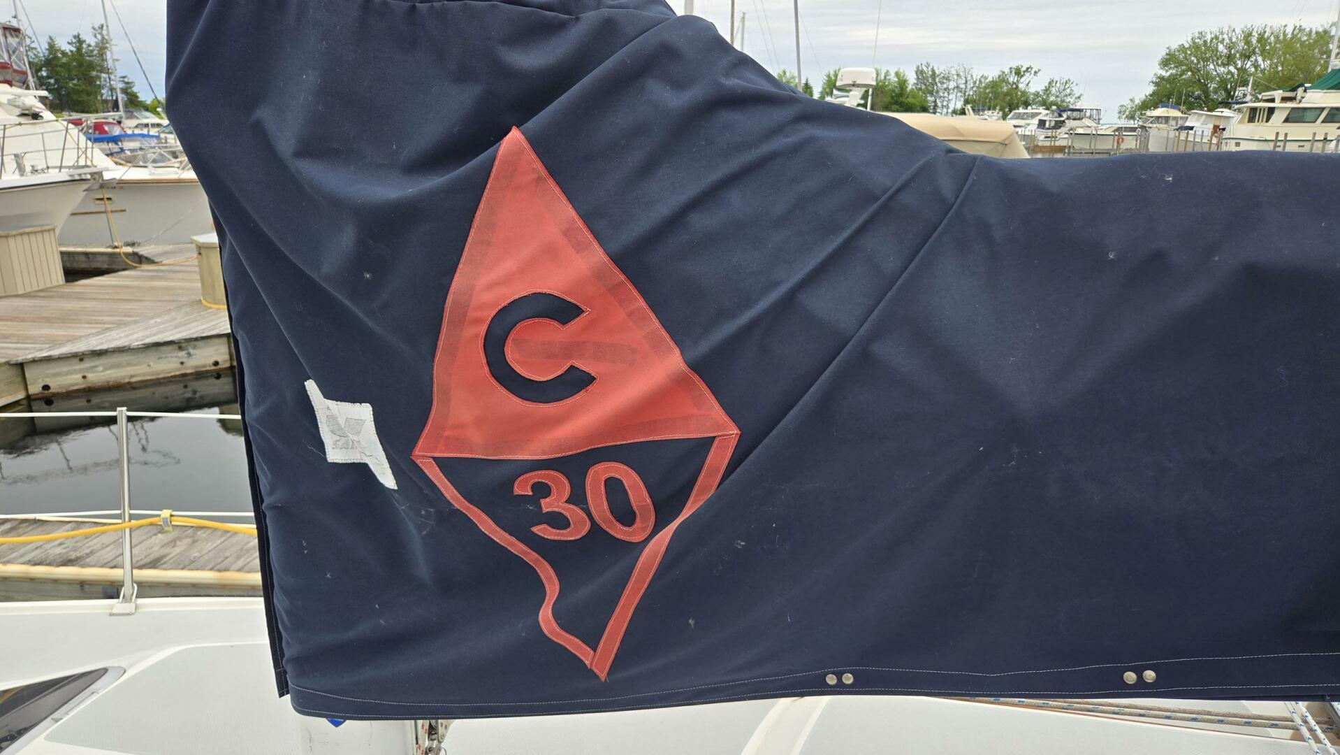 Slide: The Image of Catalina 30' Tall Rig 1992 - 5494213