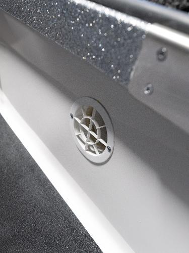 Slide: The Image of 2023 Caymas DV 20 boat interior detail with speaker. - 10