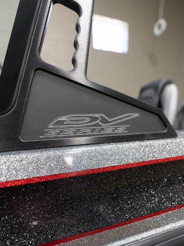 Slide: The Image of 2023 Caymas DV 20 boat detail with glitter finish and DV Series logo. - 41