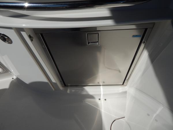 Slide: The Image of Stainless steel compartment on 2009 Chaparral 275 SSi boat interior. - 40