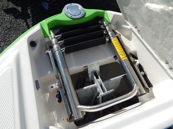 Slide: The Image of 2015 Chaparral Vortex 223 VRX boat anchor storage compartment. - 35