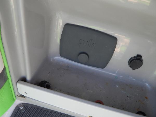 Slide: The Image of 2015 Chaparral Vortex 223 VRX interior compartment with Polk audio system. - 37