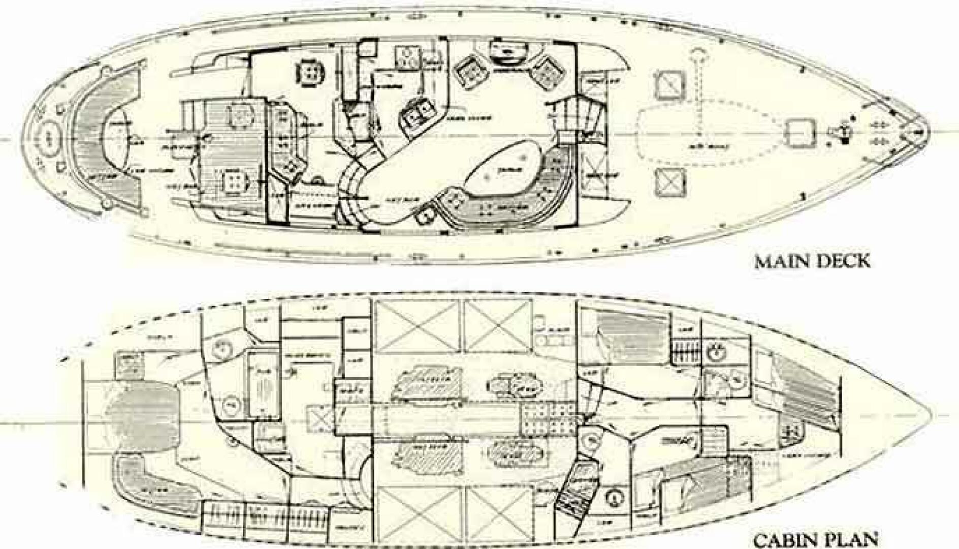 Slide: The Image of Cheoy Lee 63 Layout At Veteran Yacht Sales - 5134896