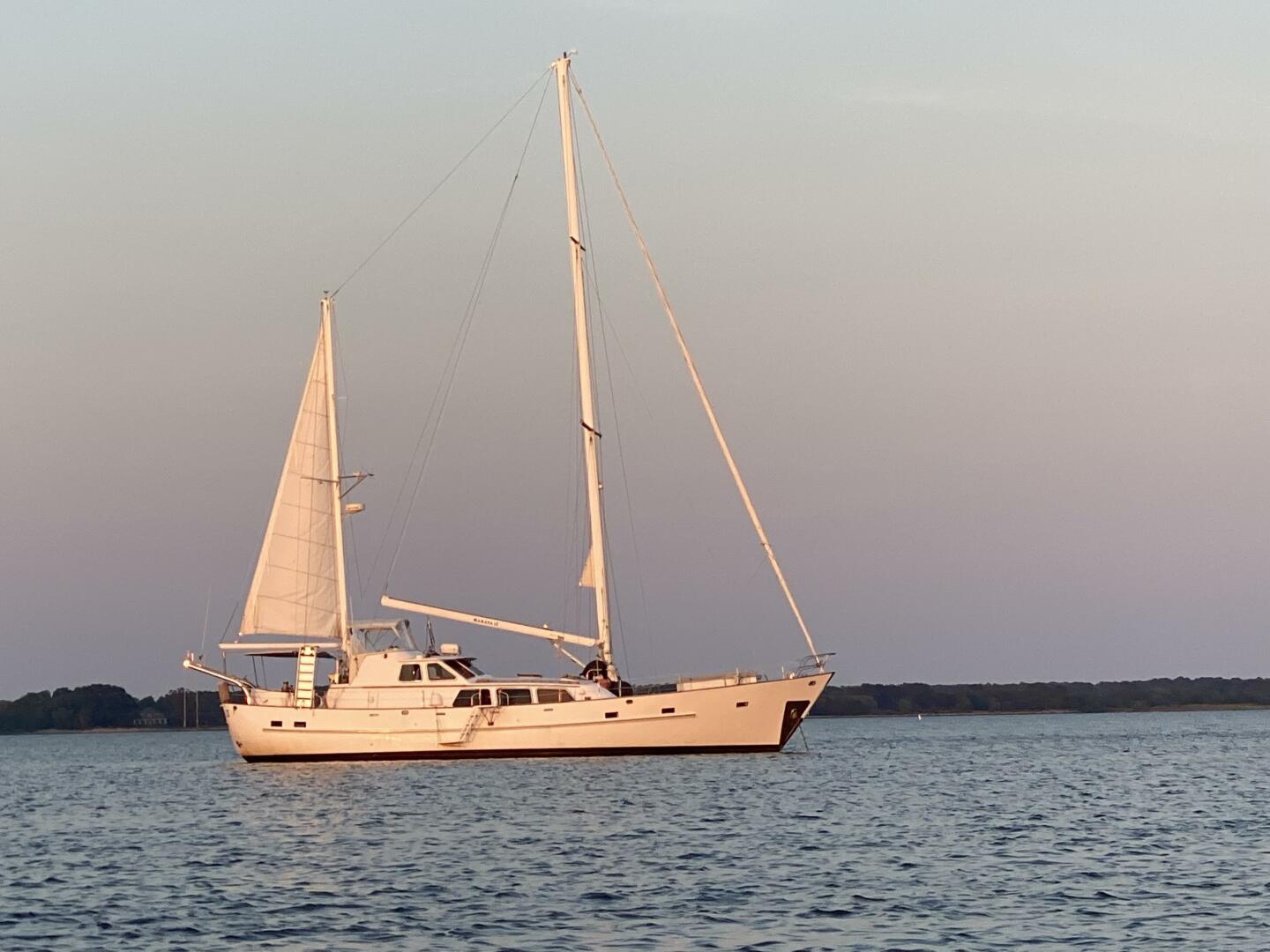 Slide: The Image of Cheoy Lee 63 Long Range Motorsailer 1985 - 4763562