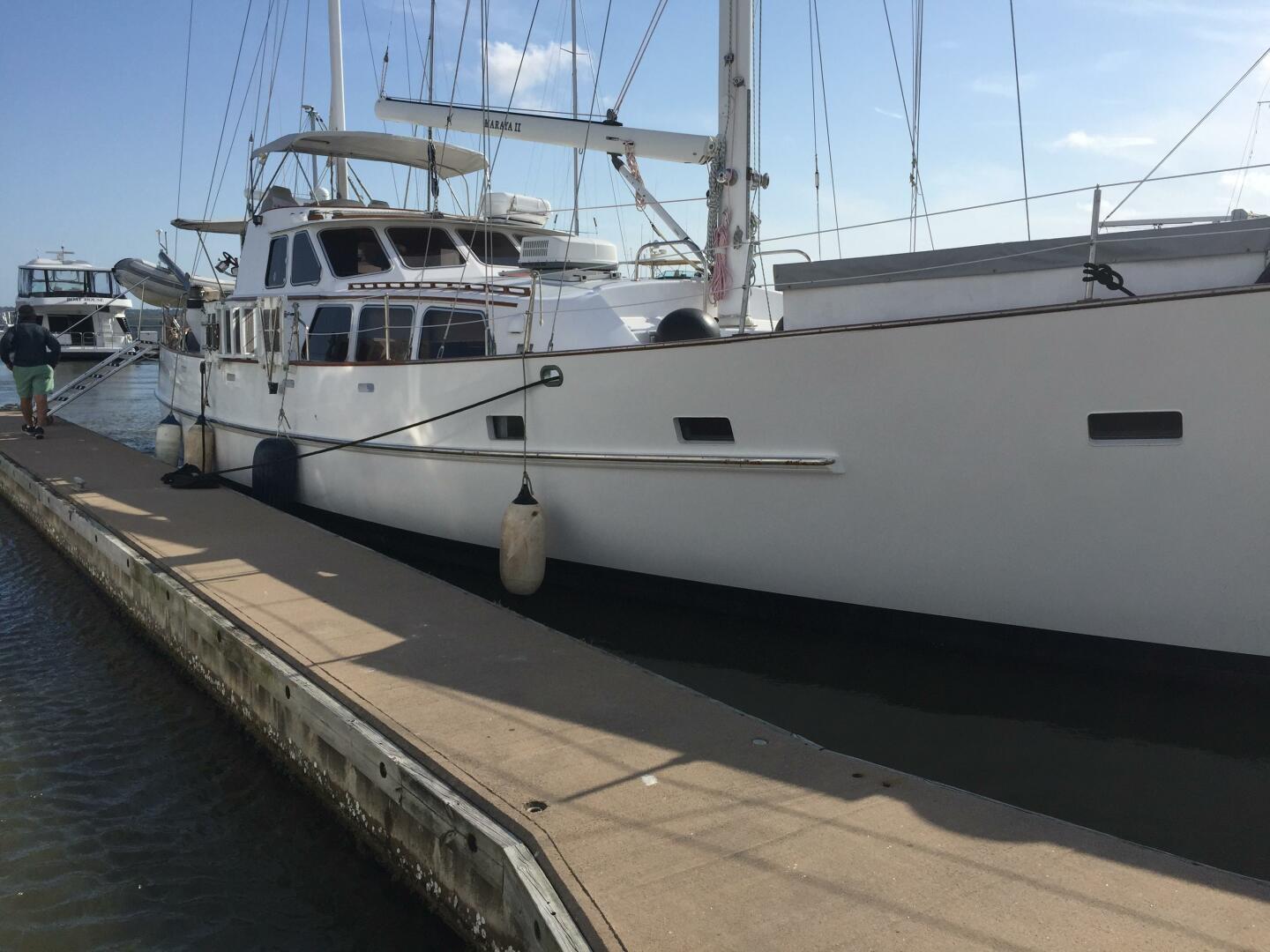 Slide: The Image of Cheoy Lee 63 Long Range Motorsailer 1985 - 4780187