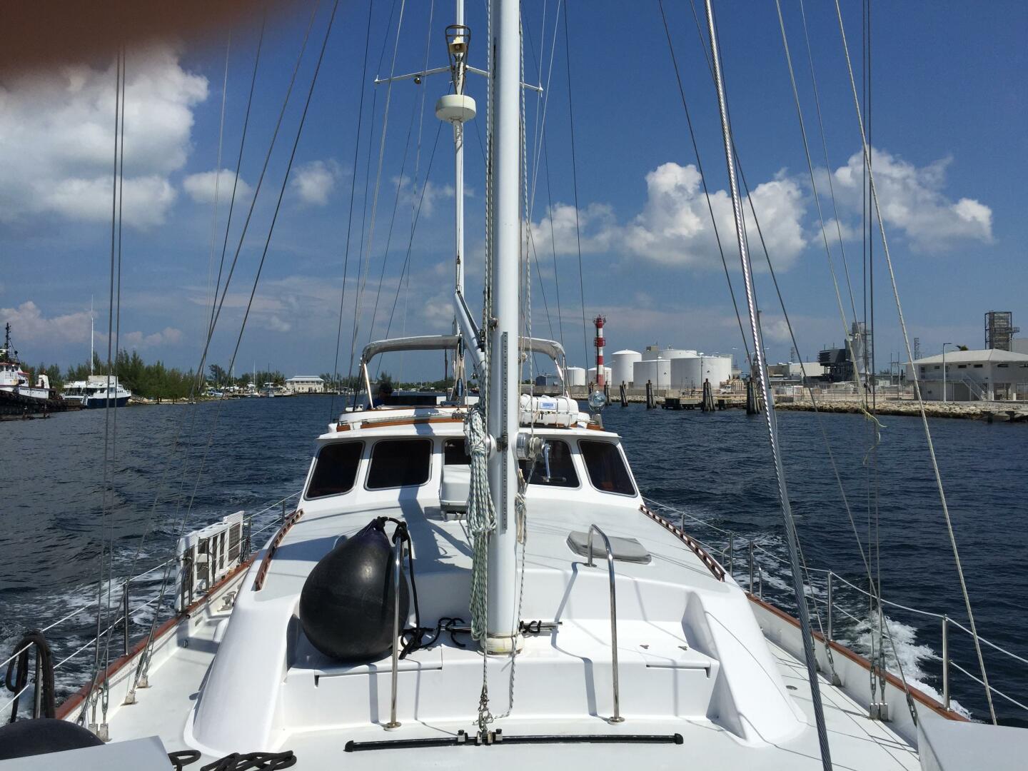 Slide: The Image of Cheoy Lee 63 Long Range Motorsailer 1985 - 4763565