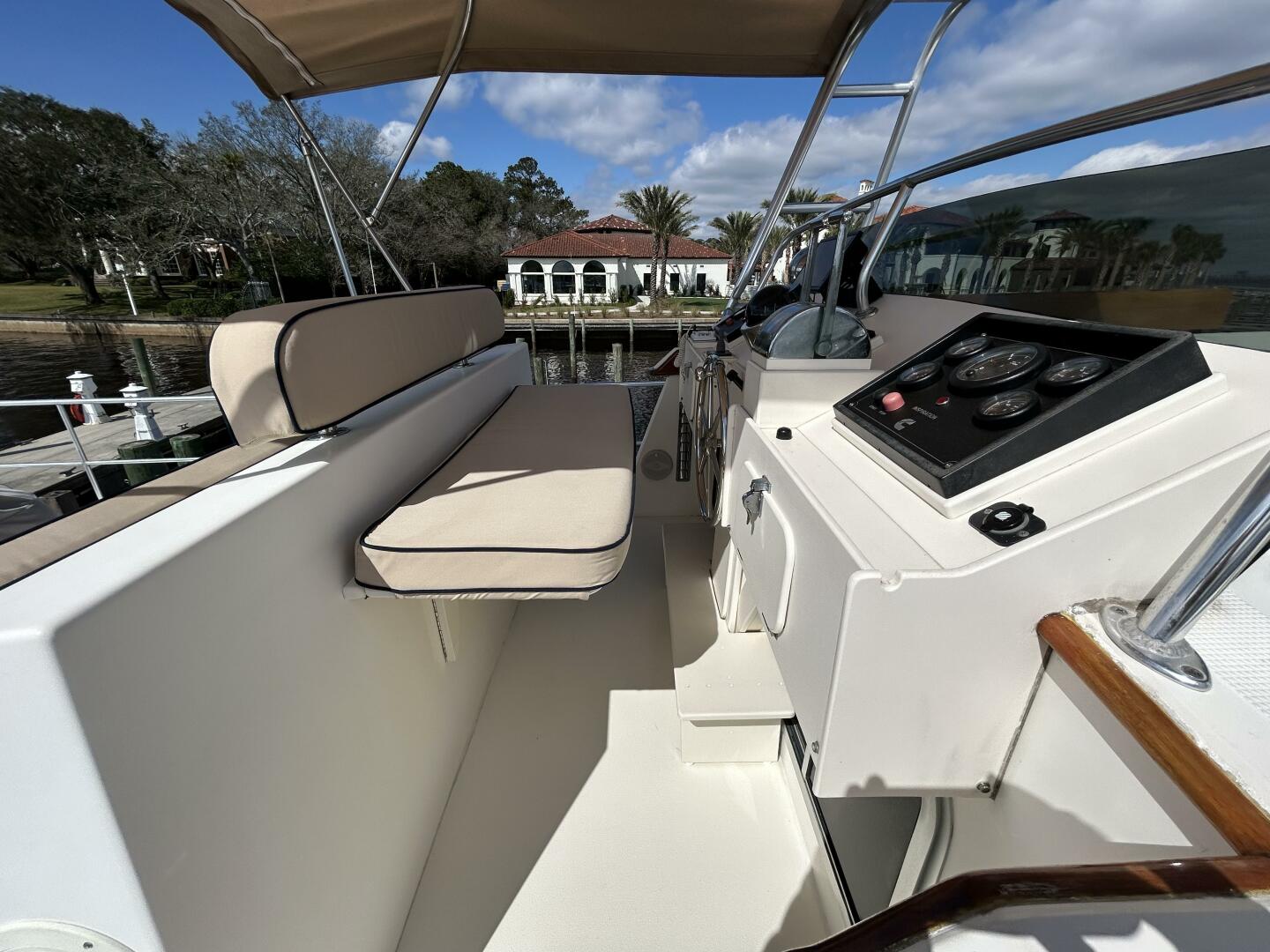 Slide: The Image of 50' Cherubini flybridge helm port - 5060391