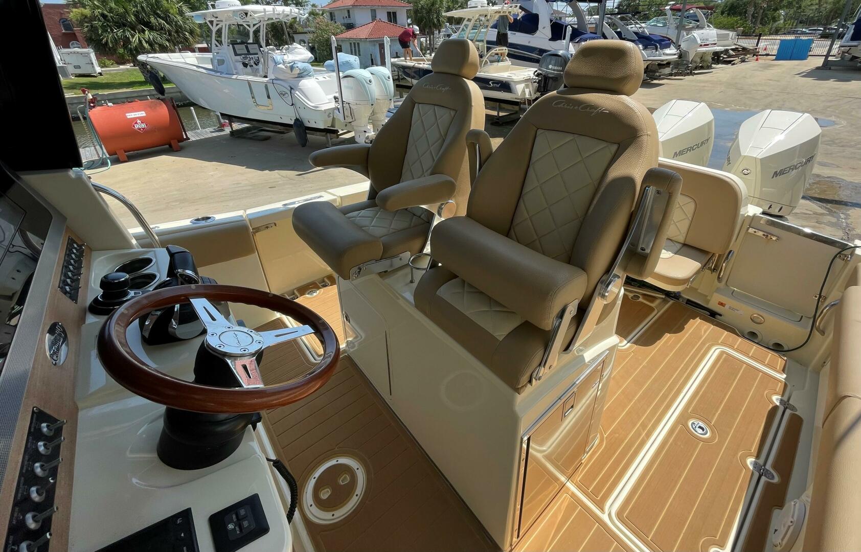 Slide: The Image of Chris Craft 30 Catalina- Helm Seating 2019 Chris Craft 30 Catalina - 5401255