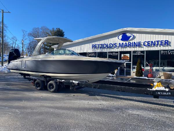 Slide: The Image of 2025 Chris-Craft Launch 28 GT boat at Petzold's Marine Center. - 1