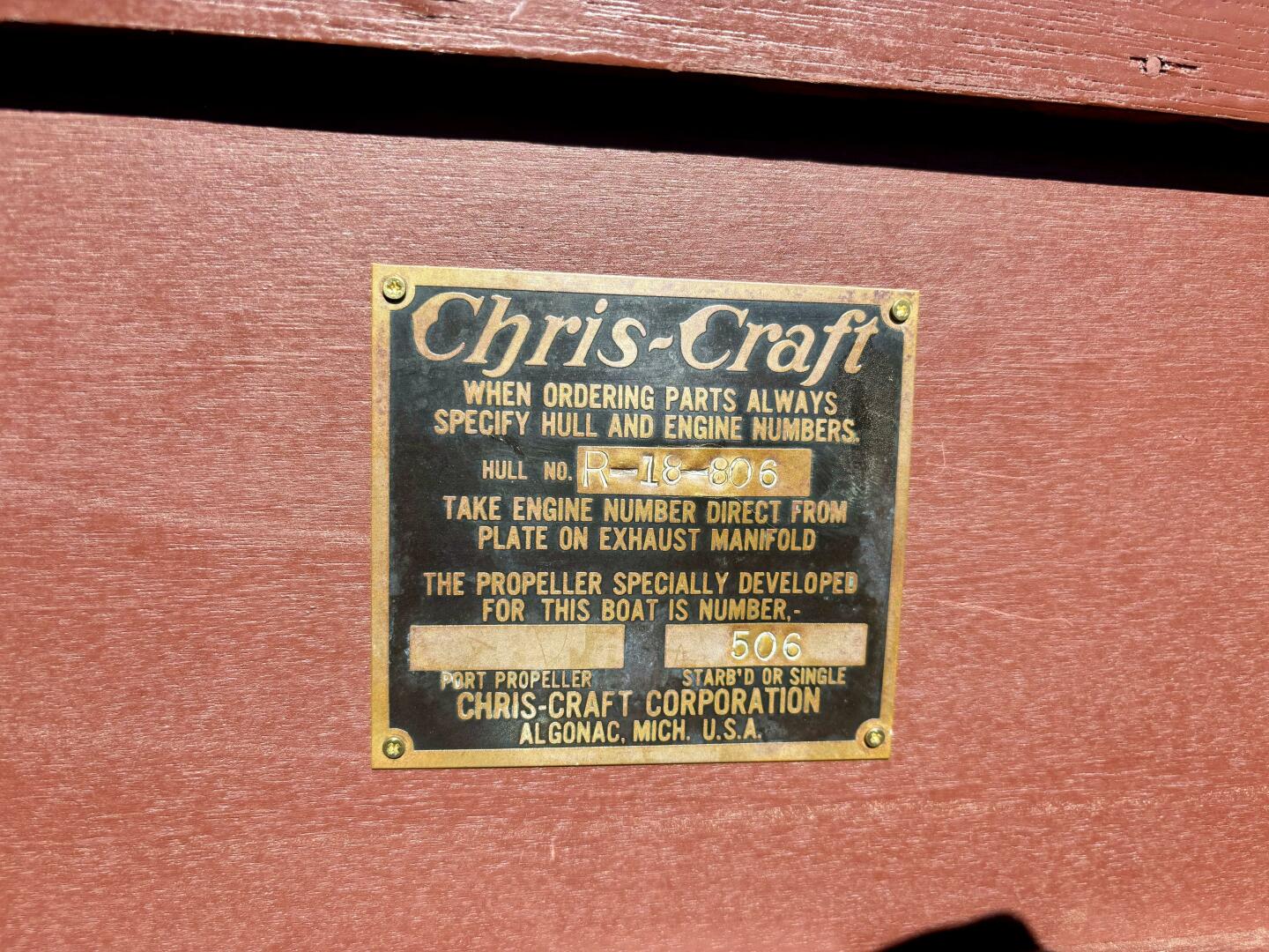 Slide: The Image of Chris-Craft Riviera 18 1952 - 5134174