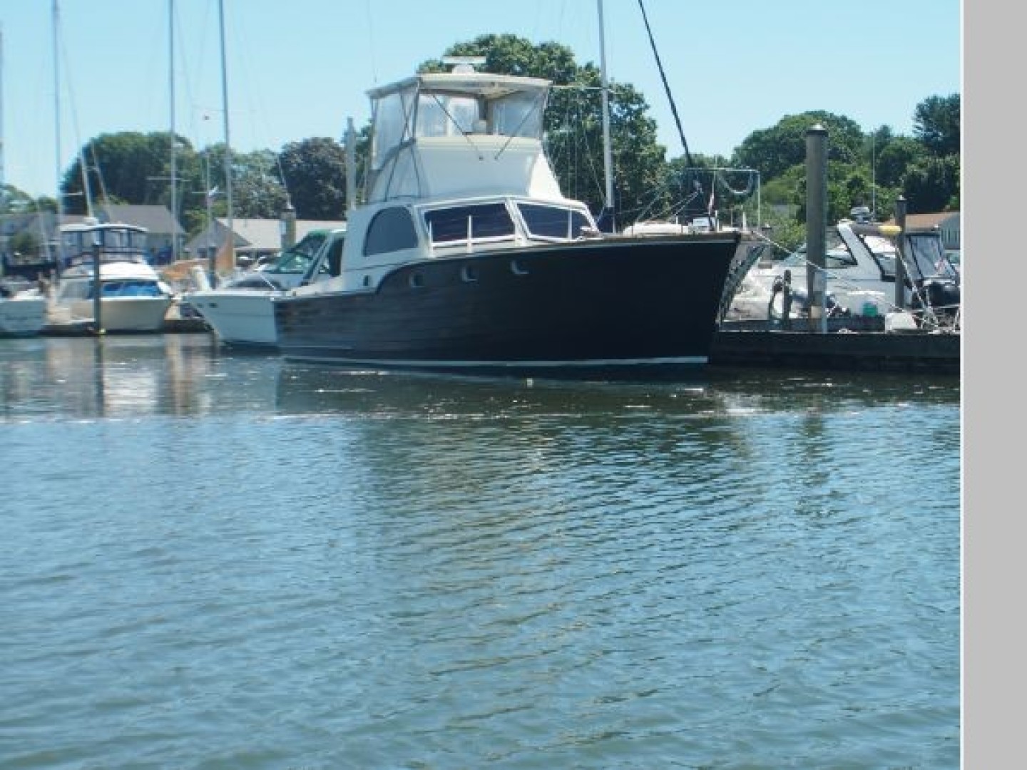 Slide: The Image of Chris-Craft Sea Skiff/Flybridge 1956 - 1756698