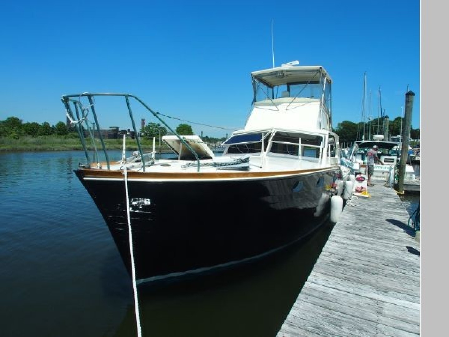 Slide: The Image of Chris-Craft Sea Skiff/Flybridge 1956 - 1756702