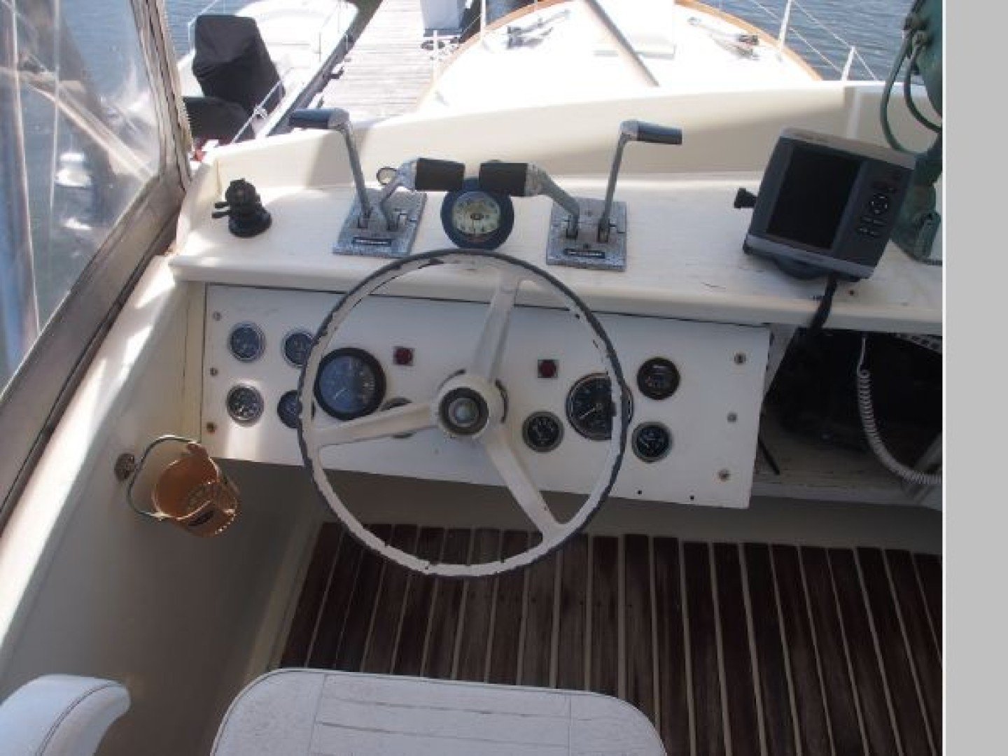 Slide: The Image of Chris-Craft Sea Skiff/Flybridge 1956 - 1756706
