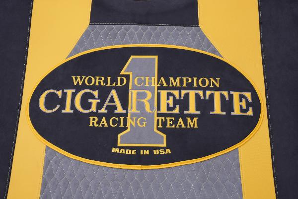 Slide: The Image of World Champion Cigarette Racing Team logo on 2005 Cigarette 38 Top Gun boat. - 12