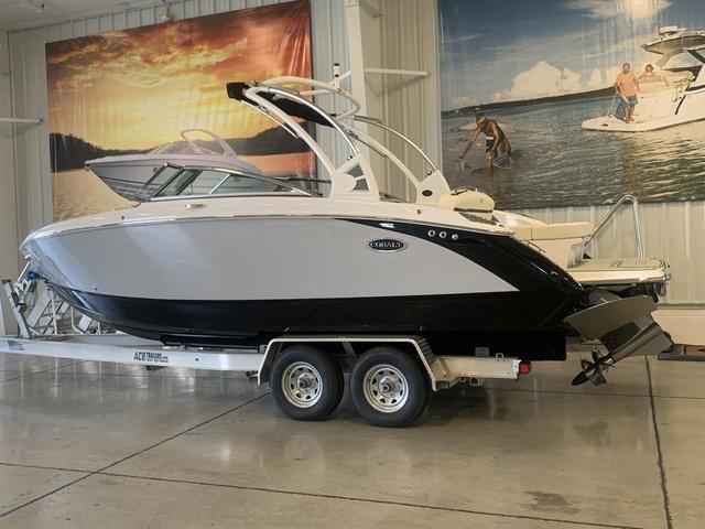 Slide: The Image of 2021 Cobalt R5 Surf boat on trailer in showroom. - 3