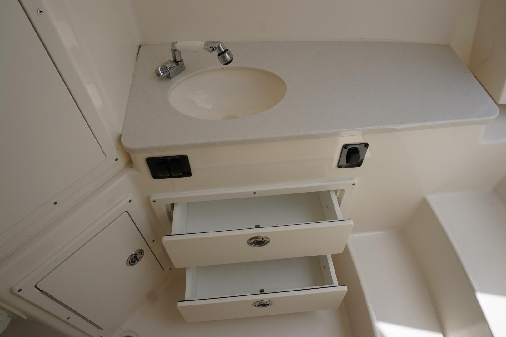 Slide: The Image of 2019 32 Cobia 320 CC SANTIAGO Head Compartment (5) - 4411155