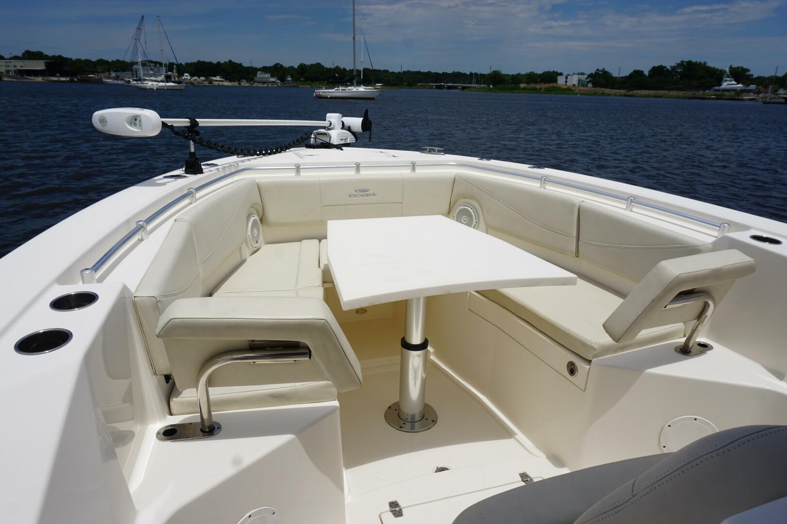 Slide: The Image of 2019 32 Cobia 320 CC SANTIAGO Bow Table - 4411250