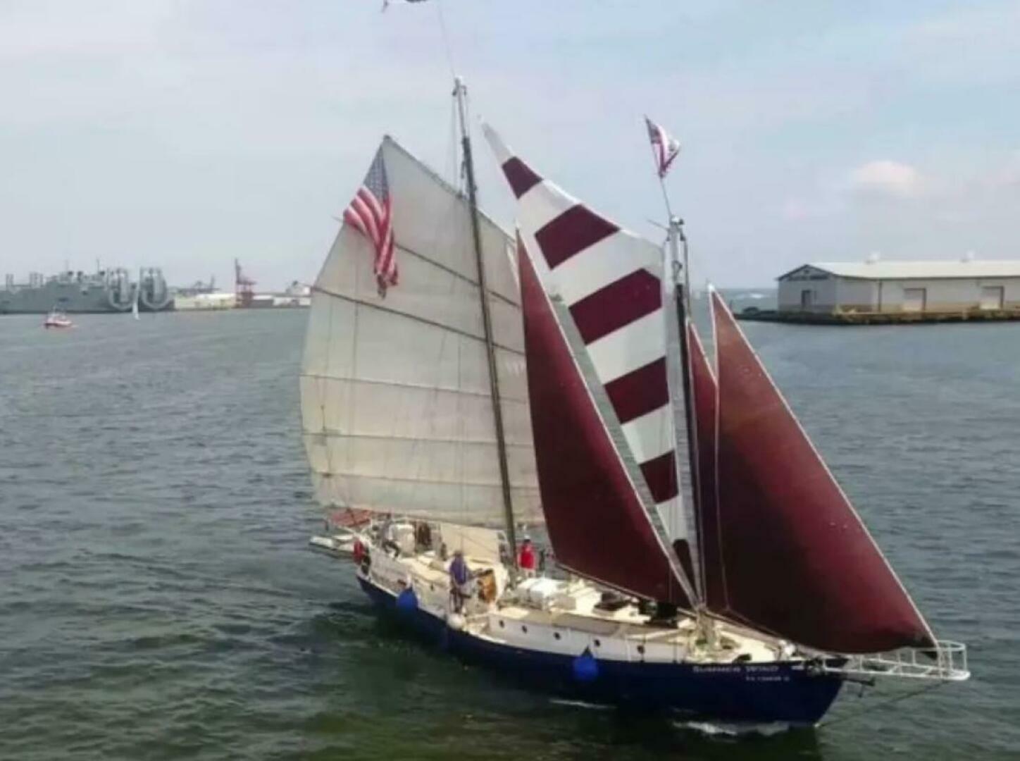 Slide: The Image of Colvin Gazelle Junk Schooner 1979 - 5102674