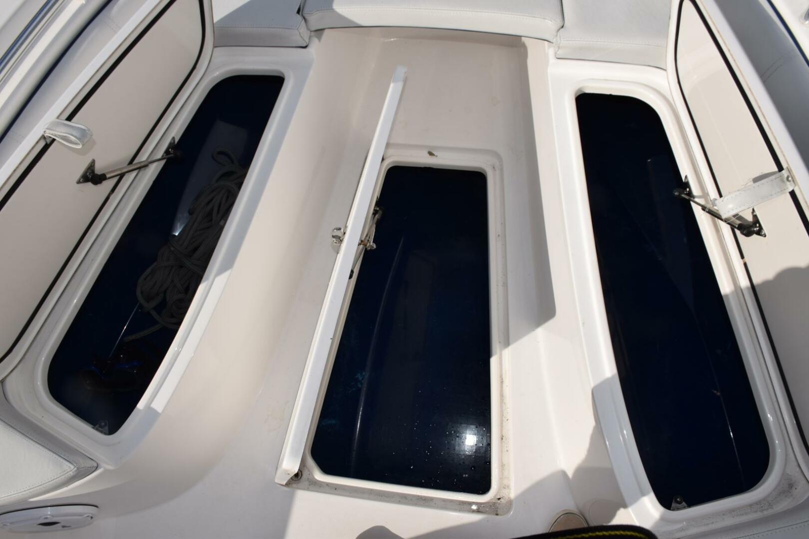Slide: The Image of Large Underdeck Fish Box Forward, Great Storage Beneath Forward Seating   - 5107824
