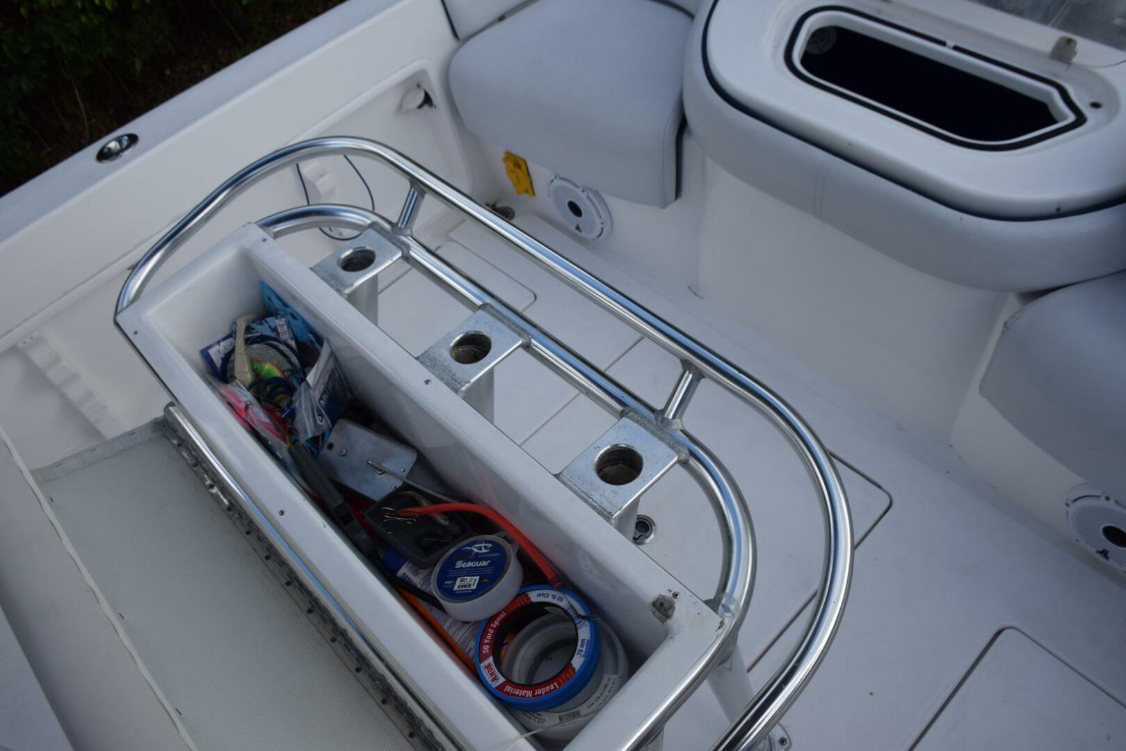 Slide: The Image of Helm Leaning Post with Backrest Removed and Cushion Hinged Open    - 5107826