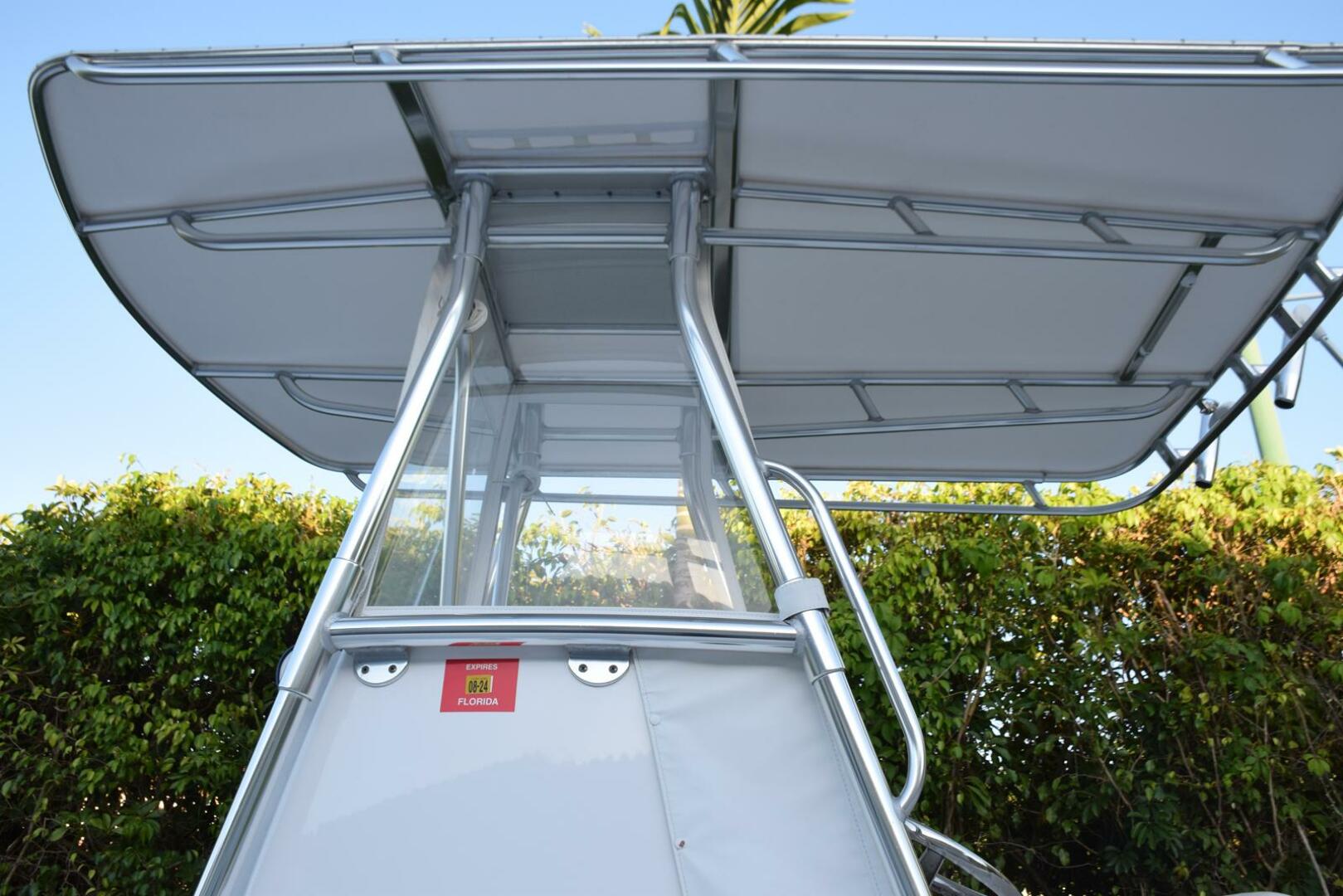 Slide: The Image of Three Side Poly Enclosure, New Canvas T-Top    - 5107827