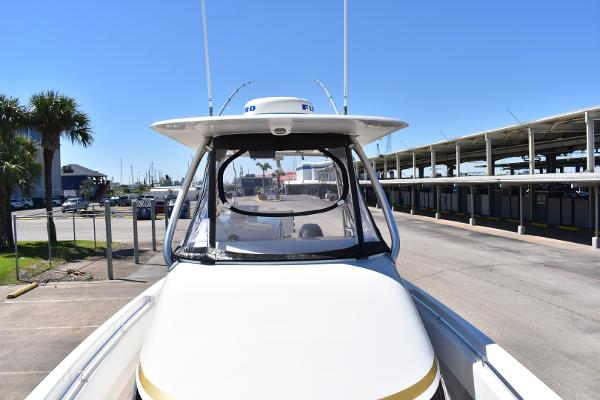 Slide: The Image of 2008 Contender 36 Fish Around boat docked at marina. - 12