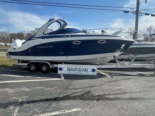 Slide: The Image of 2024 Crownline 280 CRX boat on trailer at Rhode River Boat Sales. - 0