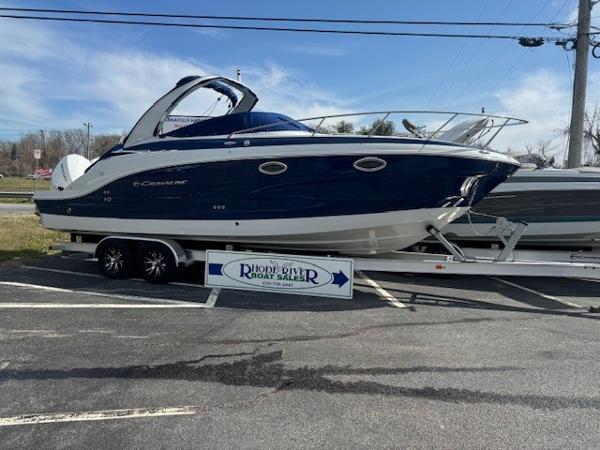 Slide: The Image of 2024 Crownline 280 CRX boat on trailer at Rhode River Boat Sales. - 2