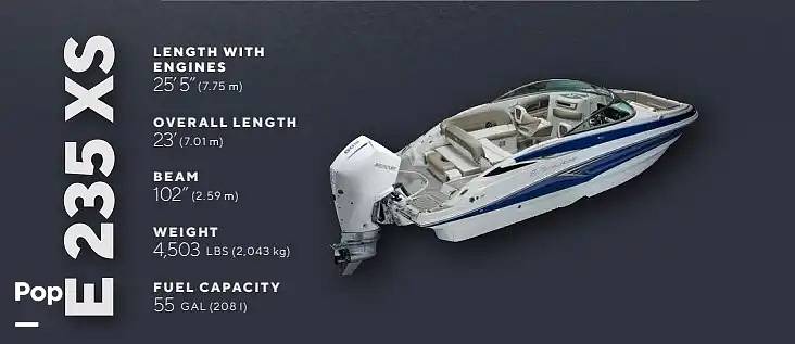Slide: The Image of Crownline Boats E 235 XS 2023 - 15602805