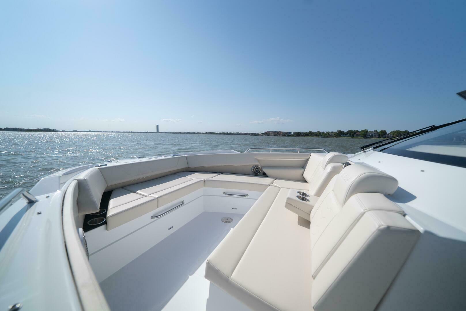 Slide: The Image of 2024 Cruisers Yachts 42 - Galati Yacht Sales Trade - Bow Seating - 4611800