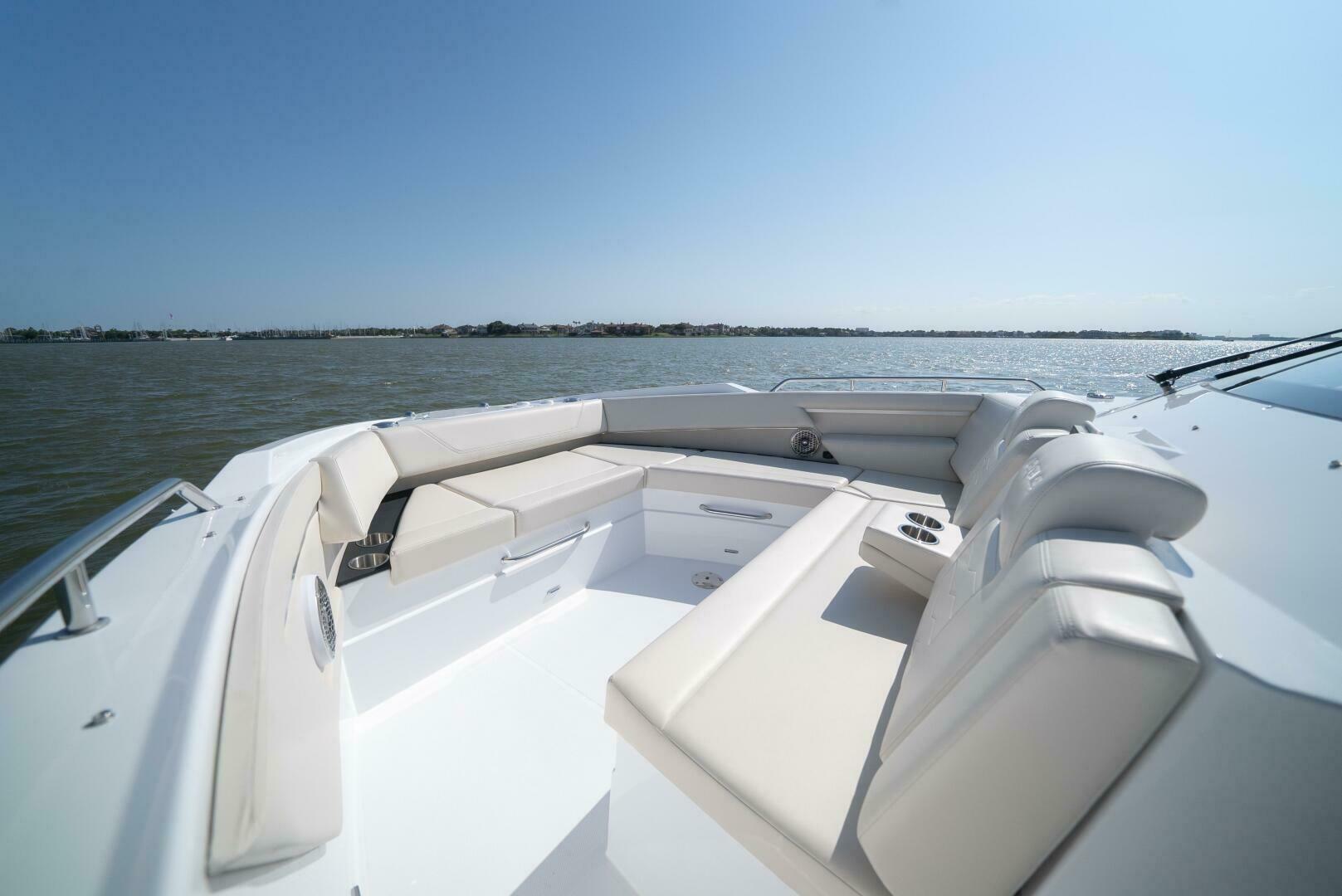 Slide: The Image of 2024 Cruisers Yachts 42 - Galati Yacht Sales TradeBow Seating - 4611799