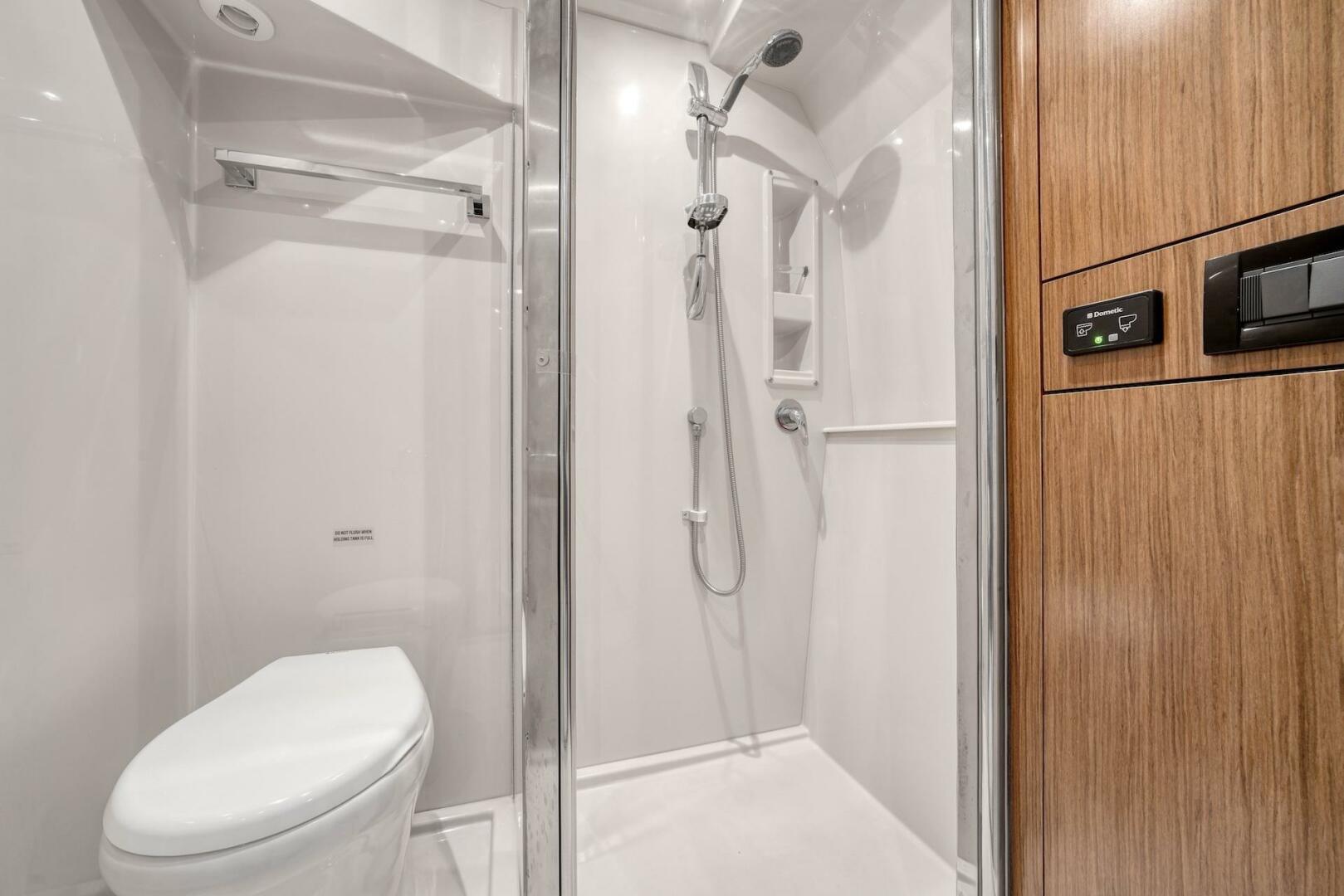 Slide: The Image of 2015 Cruisers Yachts 48 Cantius - Full Beam Master Head & Shower - 5116982