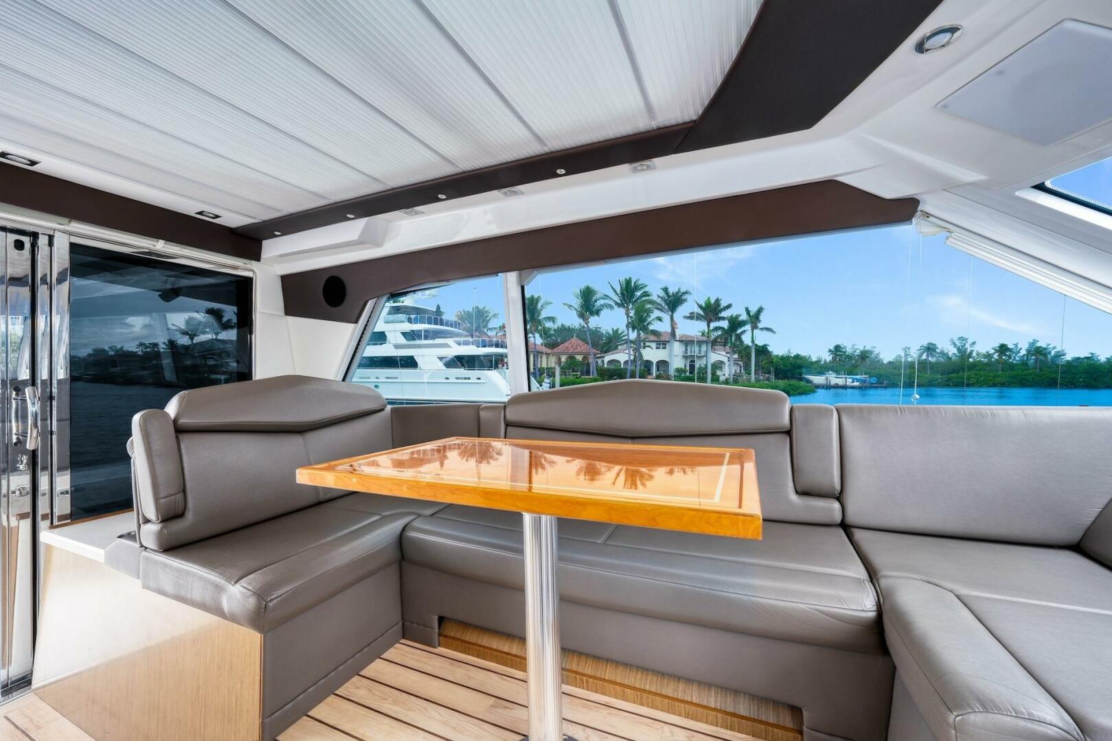 Slide: The Image of 2015 Cruisers Yachts 48 Cantius - Upper Salon & Galley - 5117035