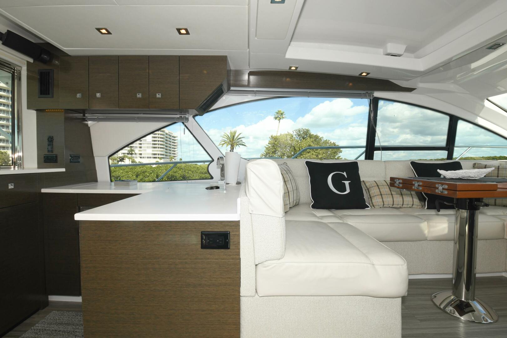 Slide: The Image of 2018 50 Cruisers Cantius - Grateful III - Galley/ Dinette - 13